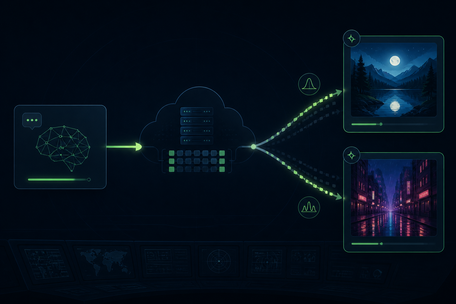 Same AI prompt leading to two subtly different outputs